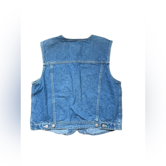 Vintage 90’s Cargo Style Denim Vest - Picture 5 of 5